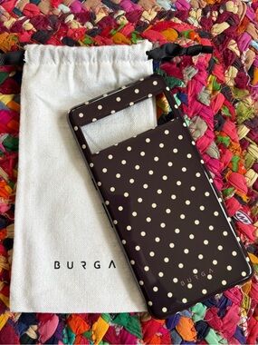 BURGA “SORRY BUSY” BROWN POLKA DOTS CELLPHONE CASE GOOGLE PIXEL 7A